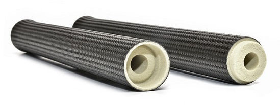 CFC carbon fibre composit centerpin handle set 2