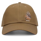 Simms Single Haul Cap in  Low Crown Driftwood w/ Trout Fly Logo