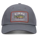 Simms Low Crown Single Haul Cap with Trout Logo