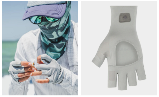 Simms Solarflex half finger sunglove
