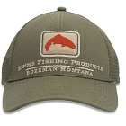 Simms Icon Trucker Riffle Green Cap