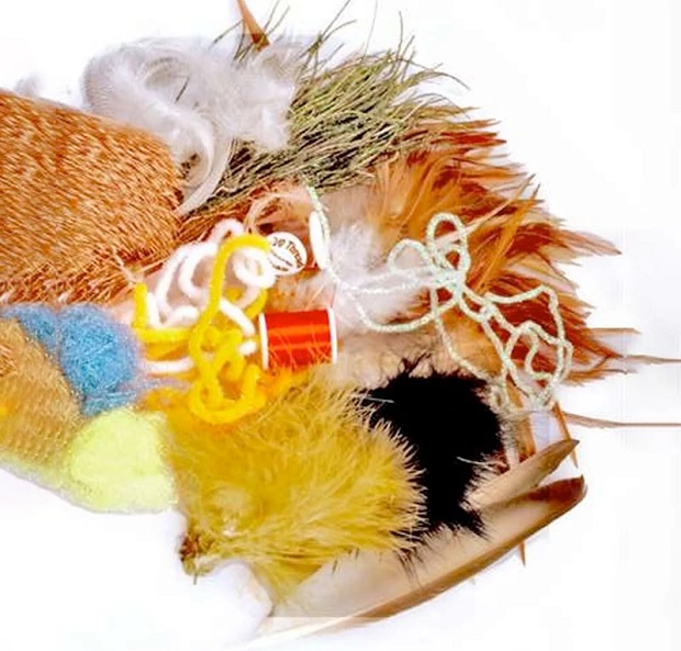 Trout Fly Tying Kit Close Up