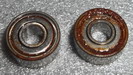3/16" bearings removed with excesive rust build-up