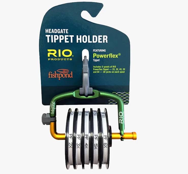 Rio Headgate Horizontal Tippet Carrier with Leader Included